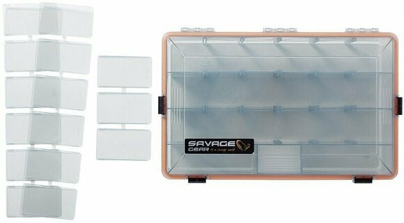 Caixa de apetrechos, caixa de equipamentos Savage Gear WP Lurebox 6B Smoke - 1