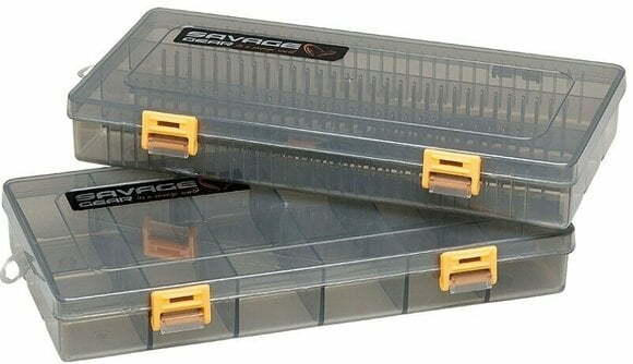Kalastusvälinelaatikot, Rigi-laatikot Savage Gear Flat Lure Box Smoke Kit - 1