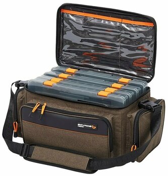 Rybářský batoh, taška Savage Gear System Box Bag L 4 Boxes 24X47X30Cm 18L - 1