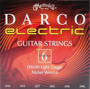 E-guitar strings Martin D9200 Darco Electric Guitar Strings 10-46 light nickel wound - 1
