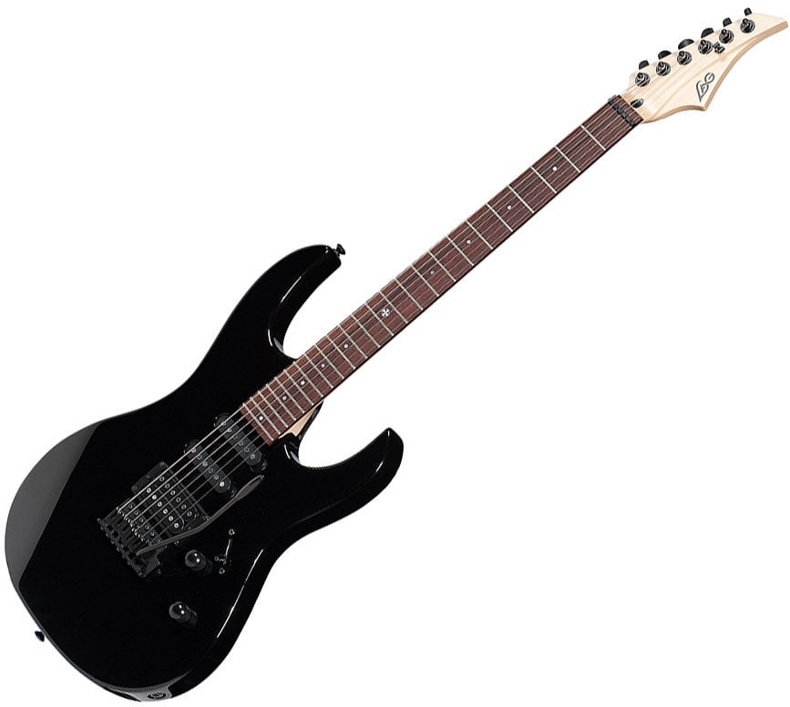 Elektrisk gitarr LAG LAG A66-BLK