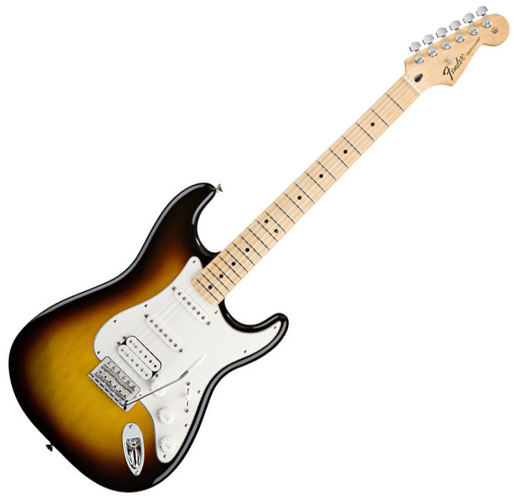 Elektriska gitarrer Fender Standard Stratocaster HSS Brown Sunburst
