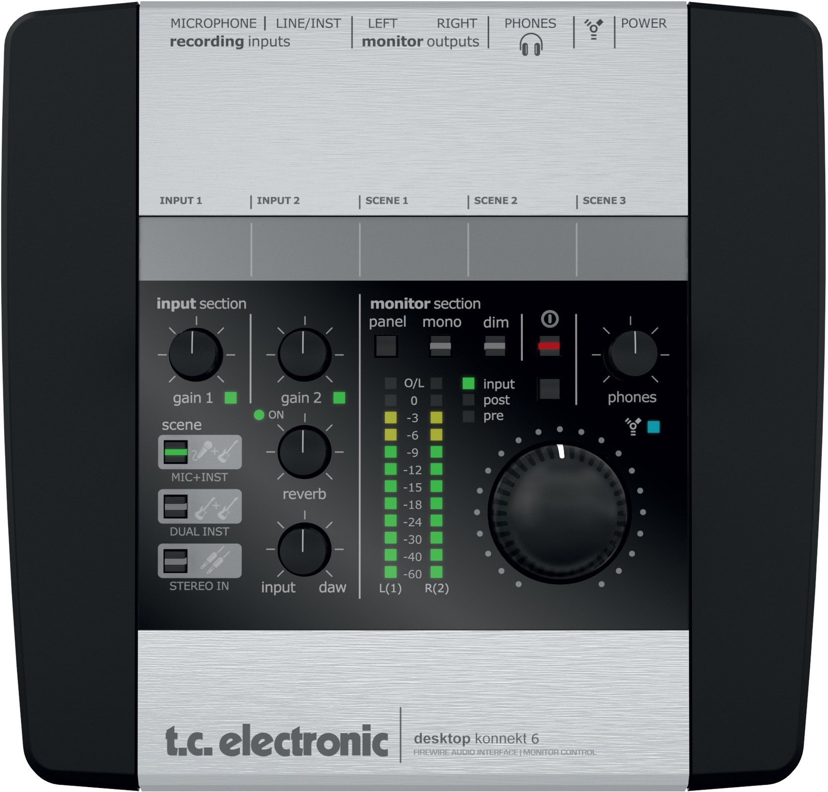 FireWire Audio grænseflade TC Electronic Desktop Konnekt 6