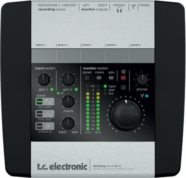 FireWire avdio vmesnik - zvočna kartica TC Electronic Desktop Konnekt 6 - 1