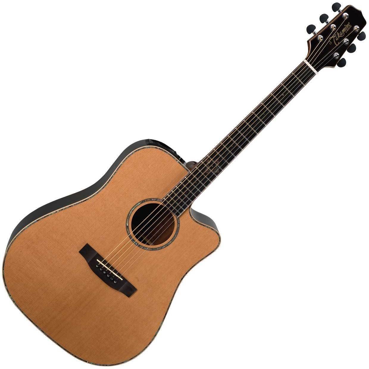 Dreadnought elektro-akoestische gitaar Takamine EG 363 SC