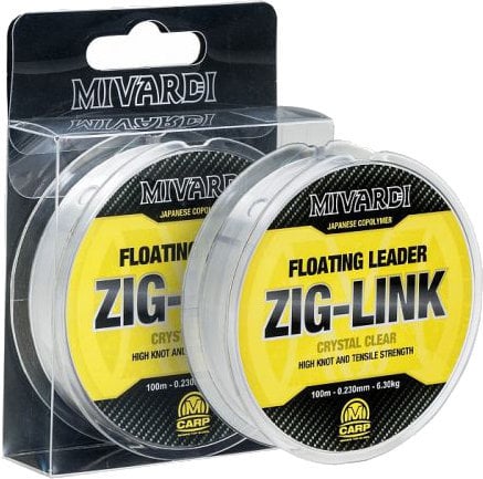 Fishing Line Mivardi Zig-Link Transparent 0,255 mm 7,5 kg 100 m