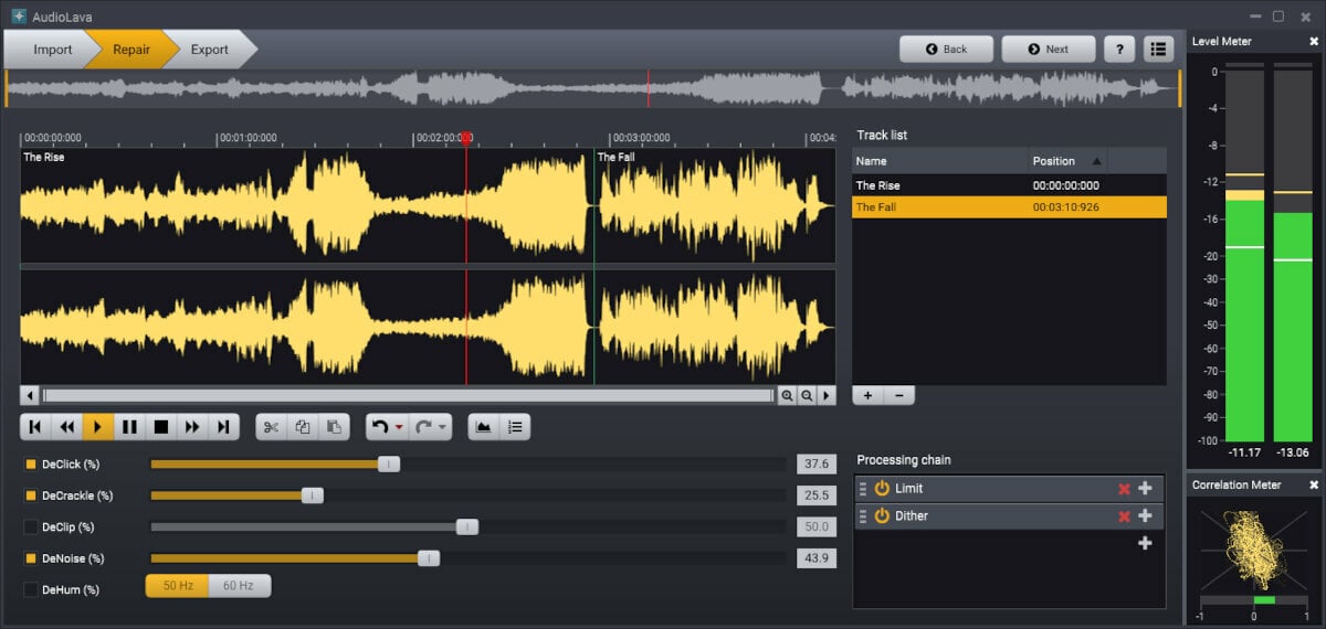 Mastering software Acon Digital AudioLava 2 (Digitálny produkt)