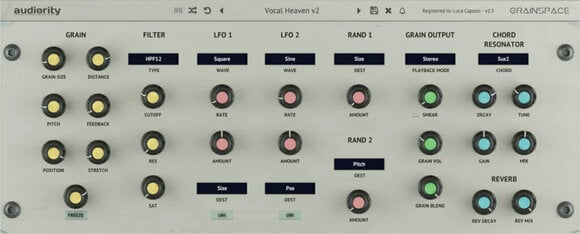 Studiový softwarový Plug-In efekt Audiority GrainSpace (Digitální produkt) - 1