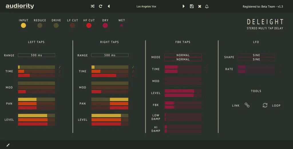 Štúdiový softwarový Plug-In efekt Audiority Deleight (Digitálny produkt)