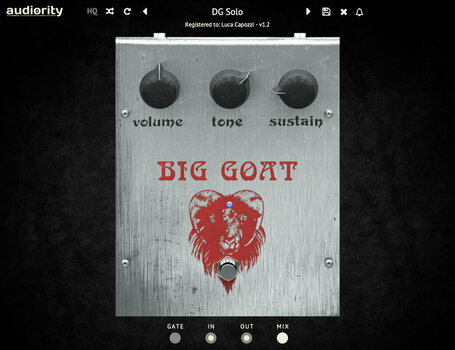 Procesador de efectos de complemento de software Audiority Big Goat (Producto digital) - 1