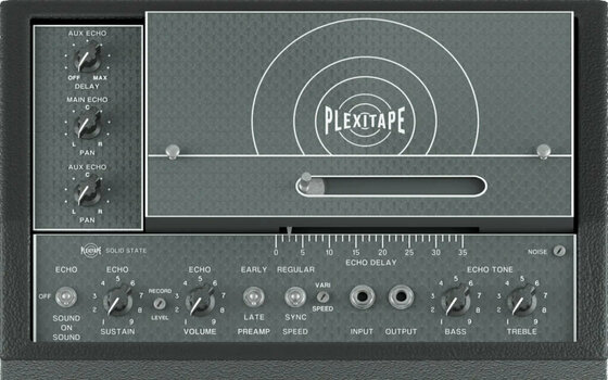 Štúdiový softwarový Plug-In efekt Audiority PlexiTape (Digitálny produkt) - 1