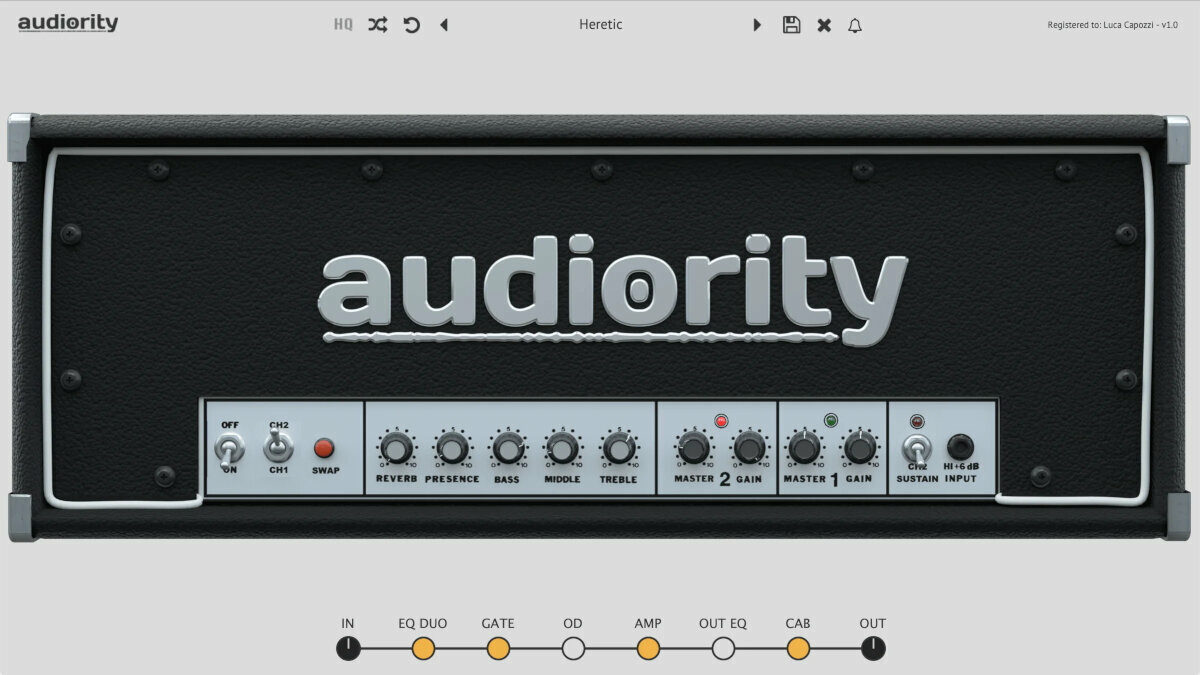Studio software plug-in effect Audiority Solidus Randy 250 (Digitaal product)