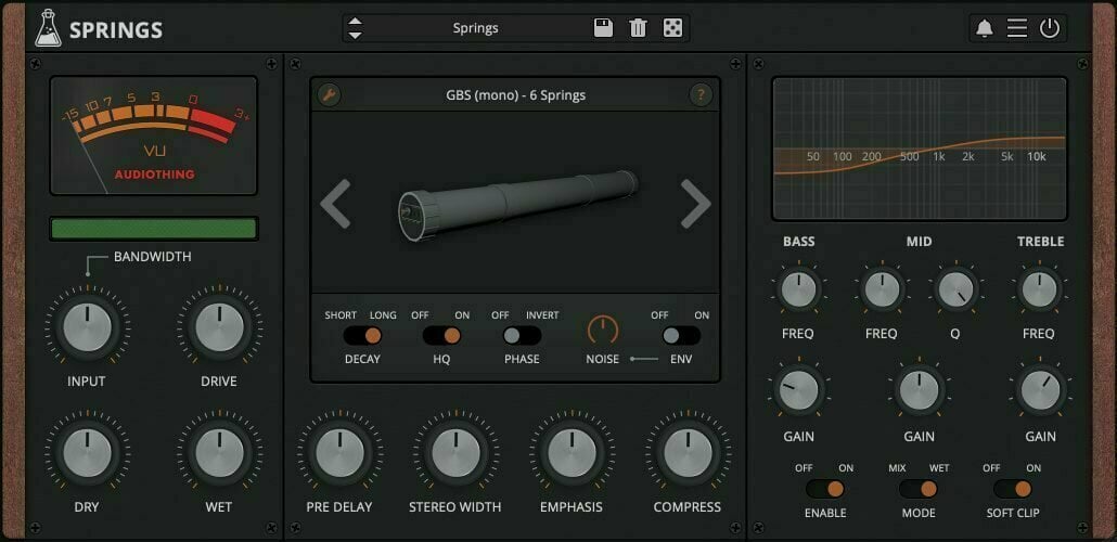 Štúdiový softwarový Plug-In efekt Audio Thing Springs (Digitálny produkt)