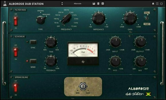 Programmatūras spraudņa efektu procesors Audio Thing Alborosie Dub Station - 1