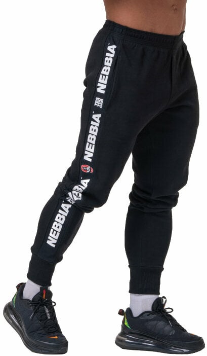 Фитнес панталон Nebbia Golden Era Sweatpants Black XL Фитнес панталон
