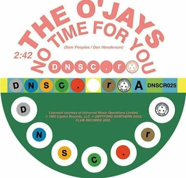 Disc de vinil The O'Jays - No Time For You/Because I Love You (LP) - 1