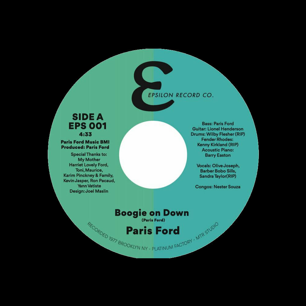 Disque vinyle Paris Ford - Boogie Down / You Ask For It (Come & Freak With Me) (7" Vinyl)