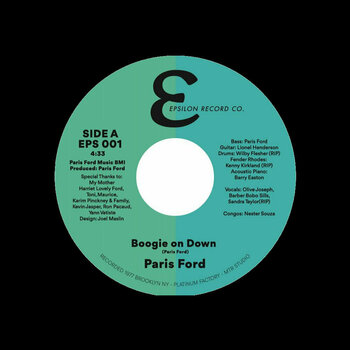 Vinyylilevy Paris Ford - Boogie Down / You Ask For It (Come & Freak With Me) (7" Vinyl) - 1