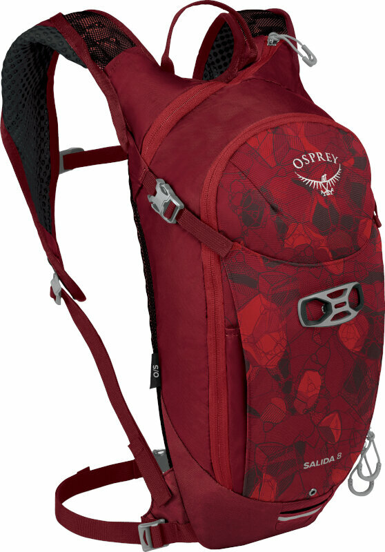 Cycling backpack and accessories Osprey Salida Claret Red Backpack