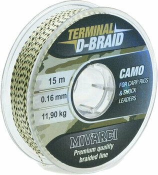 Fir pescuit Mivardi Terminal D-Braid Camo 0,16 mm 11,9 kg 15 m - 1