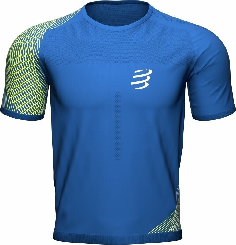 Ανδρικές Μπλούζες Τρεξίματος Kοντομάνικες Compressport Performance SS T-Shirt Μπλε M Ανδρικές Μπλούζες Τρεξίματος Kοντομάνικες