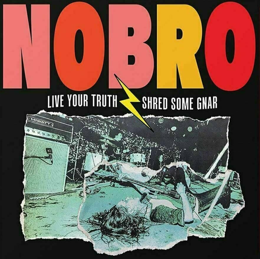 Schallplatte NOBRO - Live Your Truth Shred Some Gnar & Sick Hustle Clear Blue (LP)