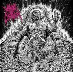 LP Waking The Cadaver - Authority Through Intimidation (Pink Marble Vinyl) (LP)