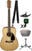 Dreadnought Guitar Fender CD-60S Dreadnought WN Natural Deluxe SET Natural
