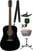 Dreadnought Guitar Fender CD-60 BK V3 Deluxe SET Sort