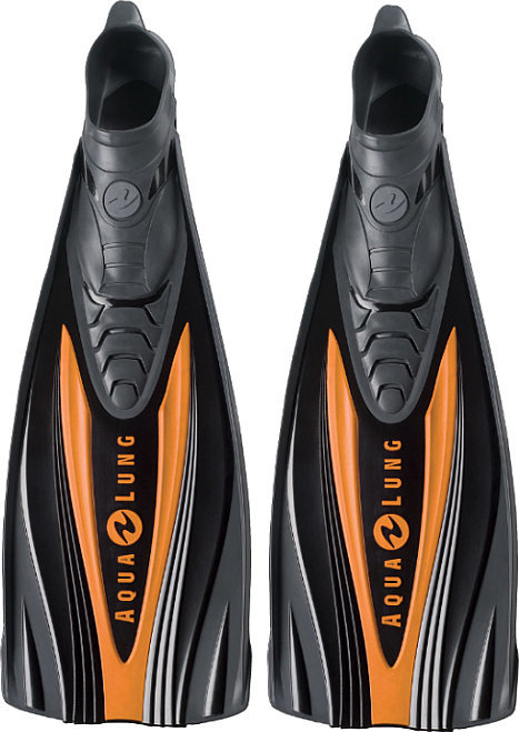 Barbatanas Aqua Lung Express FF Fins Black/Orange 44/45