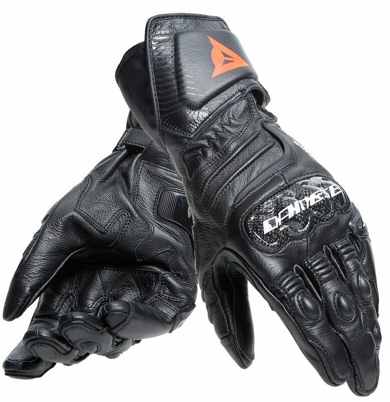 Motoristične rokavice Dainese Carbon 4 Long Black/Black/Black XS Motoristične rokavice