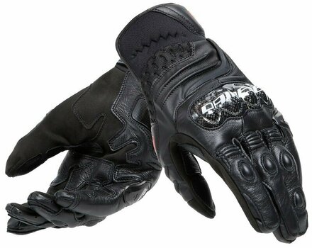 Motorcycle Gloves Dainese Carbon 4 Long Black/Fluo Red/White 3XL Motorcycle Gloves - 1
