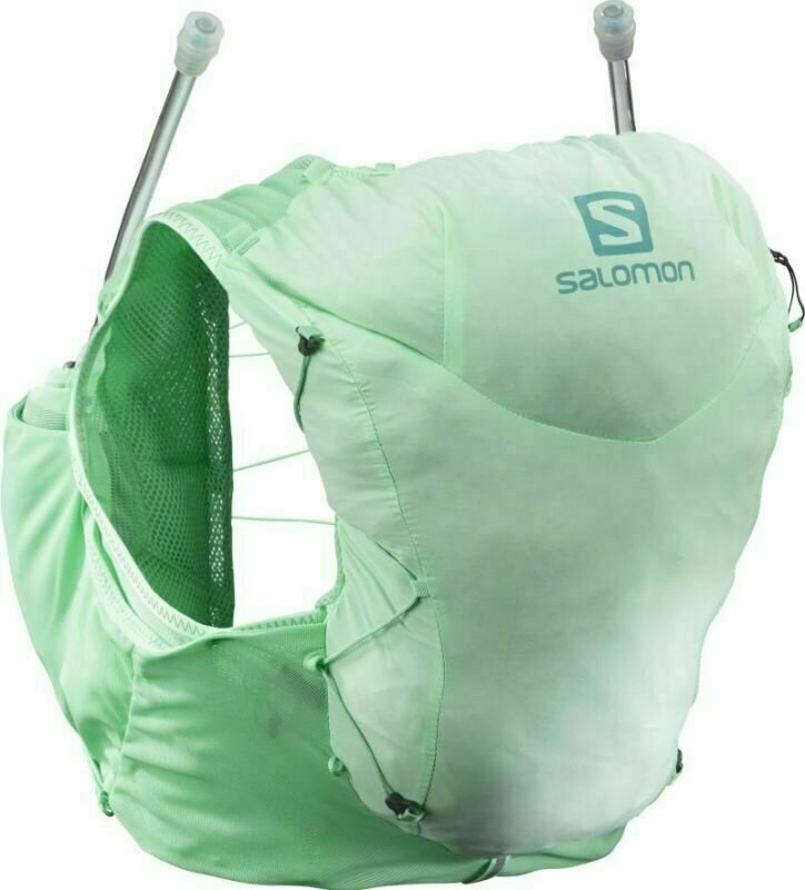 Futó hátizsák Salomon ADV Skin 12 W Set Beach Glass/Ebony/Pool XS Futó hátizsák