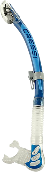Snorkel Cressi Alpha Ultra Dry Blue