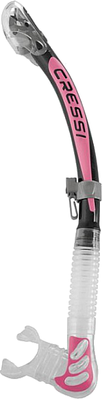 Шнорхел за плуване Cressi Alpha Ultra Dry Black/Pink