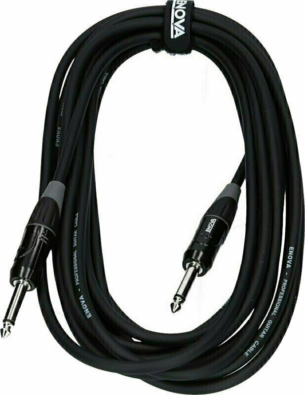 Kabel instrumentalny Enova EC-A1-PLMM2-6 Czarny 6 m Prosty - Prosty