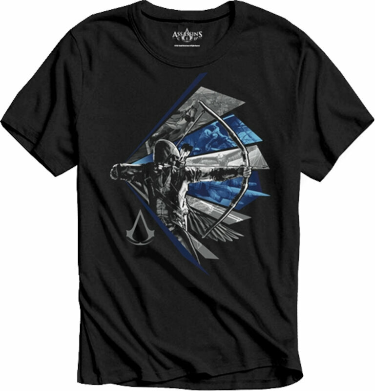 T-shirt Assassins Creed T-shirt Legacy Bow Aiming Black L