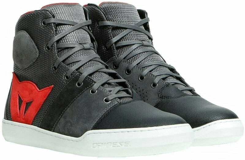 Dainese York Air Phantom/Red 45 Motoros cipők