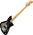Elektrische basgitaar Fender Player Plus Active Meteora Bass MN Silverburst