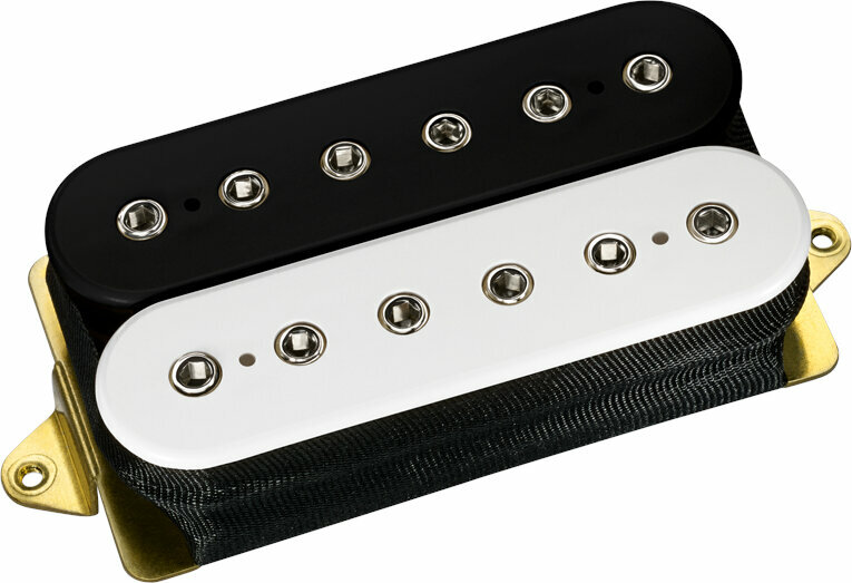 Micro guitare DiMarzio DP 104BW Super 2 Black/White