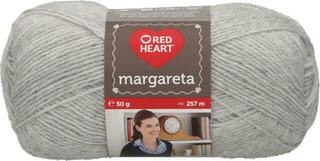 Pletací příze Red Heart Margareta 00095 Light Silver Melange Pletací příze