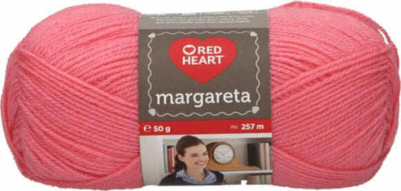 Fios para tricotar Red Heart Margareta 01106 Sweet Pink - 1