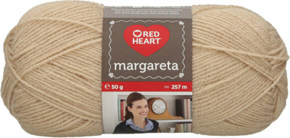 Knitting Yarn Red Heart Margareta 01183 Sand Knitting Yarn - 1