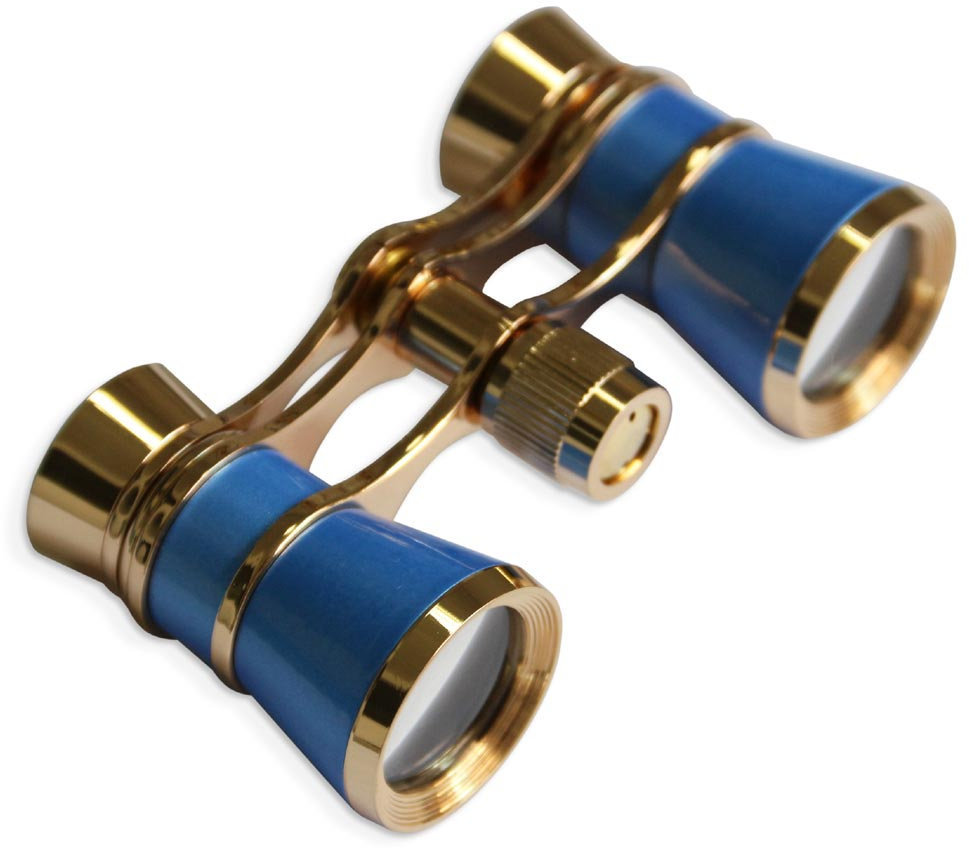 Theatrical peephole Levenhuk Broadway 325C Blue Wave Opera Glasses With Chain