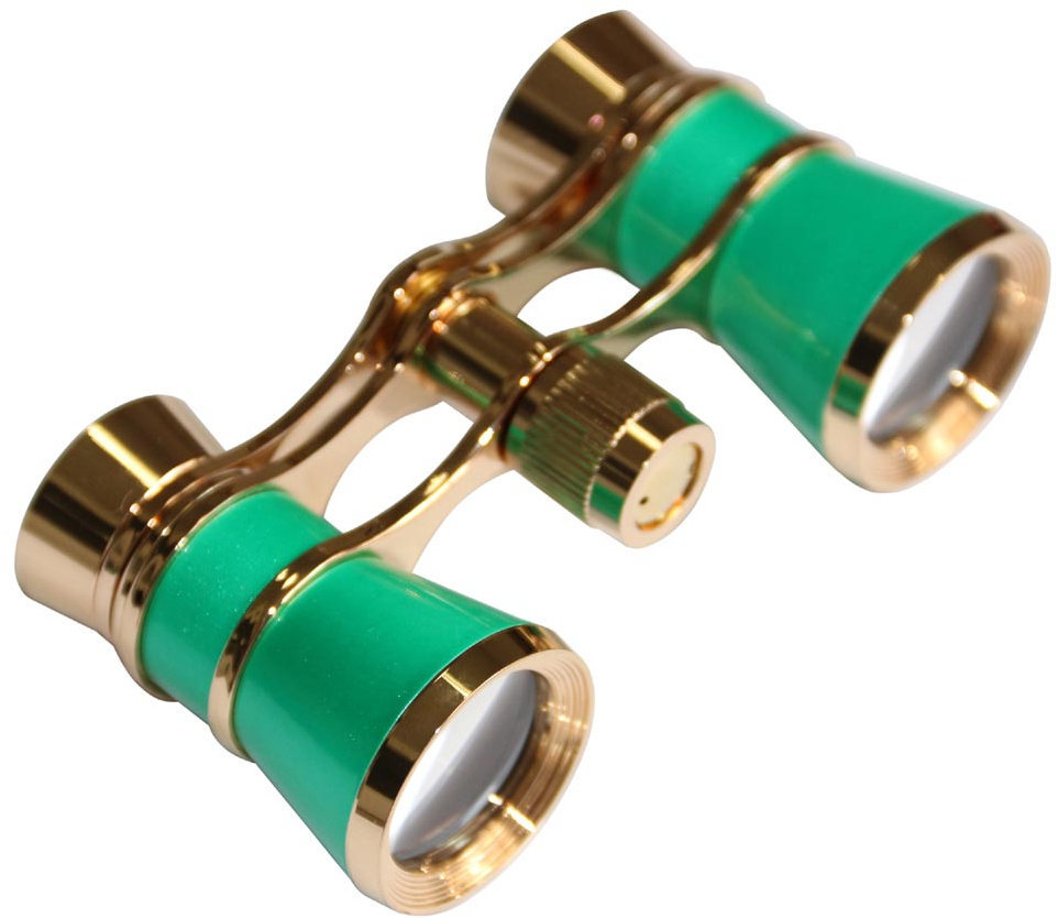 Theatrical peephole Levenhuk Broadway 325C Lime Opera Glasses With Chain