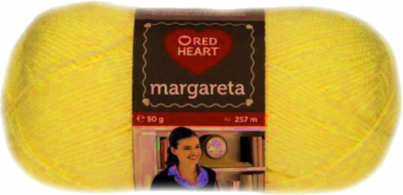 Hilo de tejer Red Heart Margareta 01205 Yellow Hilo de tejer