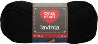 Przędza dziewiarska Red Heart Lavinia 00002 Black Przędza dziewiarska