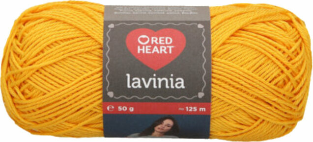 Pletací příze Red Heart Lavinia 00005 Yellow Pletací příze