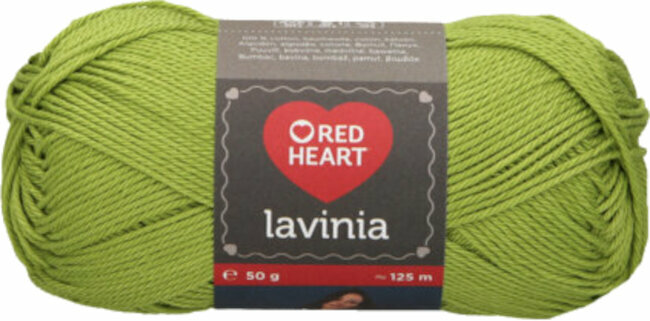 Knitting Yarn Red Heart Lavinia 00013 Apple Green Knitting Yarn