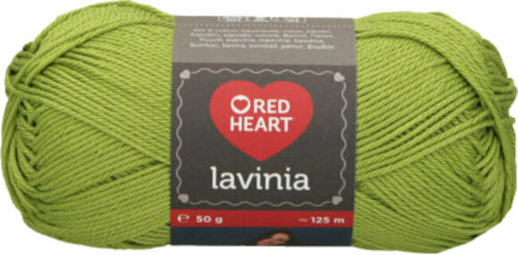 Knitting Yarn Red Heart Lavinia 00013 Apple Green Knitting Yarn - 1